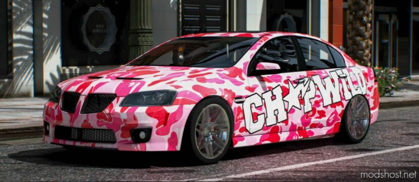 GTA 5 Vehicle Mod: Pontiac G8 GXP Twin Turbo Chop (Featured)