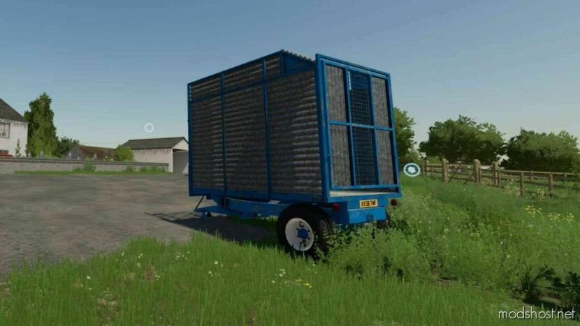 Crooks Single Axle Silage Trailer V1.2 for Farming Simulator 22