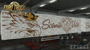Scania Vabis Gold Ownership Trailer Skin [1.48] for Euro Truck Simulator 2