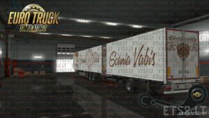 ETS2 Scania Mod: Vabis Gold Ownership Trailer Skin 1.48 (Image #2)