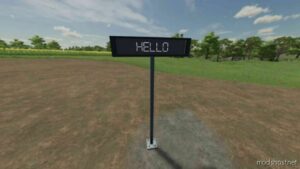 FS22 Object Mod: Editable Text Signs Script (Prefab) (Image #3)