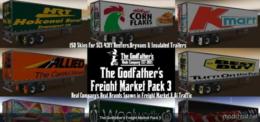 The Godfather’s Freight Market Pack V1.1 for American Truck Simulator
