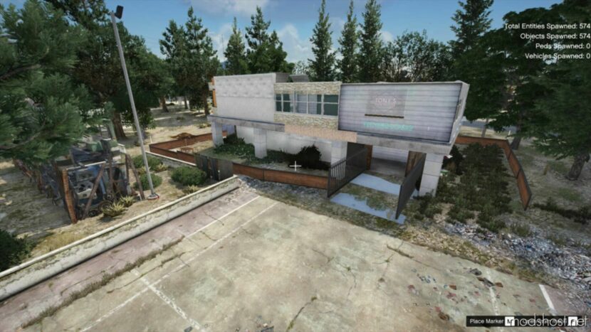 BIG House In Sandy Shores [Menyoo] for Grand Theft Auto V