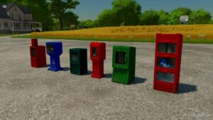 Placeable Newspaper Boxes V1.1 for Farming Simulator 22