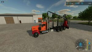 FS22 Kenworth Mod: W900 LOG Truck (Image #3)