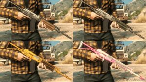 GTA 5 Weapon Mod: Shrewsbury Israeli Rifle Add-On | Animated | Tints | Lore-Friendly (Image #4)