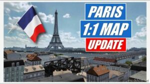 Paris 1:1 Map [1.48] for Euro Truck Simulator 2