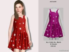 Star Dress for Sims 4
