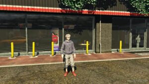 GTA 5 Player Mod: Streetwear Yuji Itadori Add-On PED (Image #4)