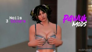 GTA 5 Player Mod: Punk Nails SET For MP Female (Image #2)