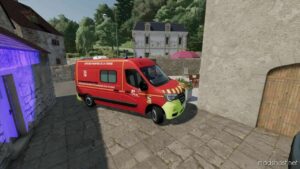 Renault Master Fire Brigade Vsav for Farming Simulator 22