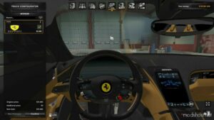 ETS2 Ferrari Car Mod: Roma 2021 (Image #3)