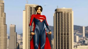 The Flash Supergirl [Add-On Ped/Cloth Physics] V1.1 for Grand Theft Auto V