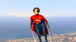 GTA 5 Player Mod: The Flash Supergirl Add-On Ped/Cloth Physics V1.1 (Image #5)