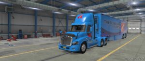 ATS Freightliner Mod: K Mart Skin For Ruda REF And Ruda Cascadia DAY CAB 1.48 (Image #2)
