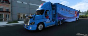 ATS Freightliner Mod: K Mart Skin For Ruda REF And Ruda Cascadia DAY CAB 1.48 (Image #5)