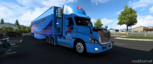 ATS Freightliner Mod: K Mart Skin For Ruda REF And Ruda Cascadia DAY CAB 1.48 (Image #6)