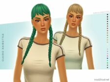 Clairo Hairstyle for Sims 4