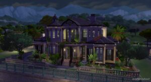 Sims 4 House Mod: Mediterranean Dream Villa No CC (Image #8)