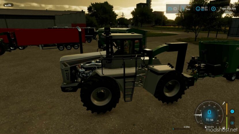 Bigbud450/Claas 5000 And Trailer for Farming Simulator 22