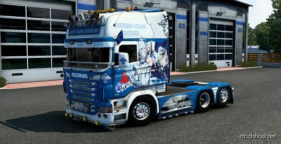 Azur Lane: Suffren Skin For RJL Scania R (6-Series) for Euro Truck Simulator 2