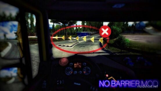 NO Barrier Mod V1.2 for Euro Truck Simulator 2