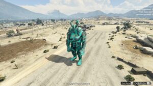 GTA 5 Player Mod: ICE Titan King Giant Add-On PED (Featured)