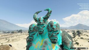 GTA 5 Player Mod: ICE Titan King Giant Add-On PED (Image #4)