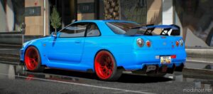 GTA 5 Nissan Vehicle Mod: Skyline R34 SS KIT (Image #2)