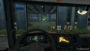 ETS2 Interior Mod: Jennifer Aniston Pennants Pack 1.48 (Image #2)