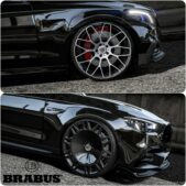 Brabus Monoblock M R22 Forged + Monoblock Y Wheel [Replace] for Grand Theft Auto V