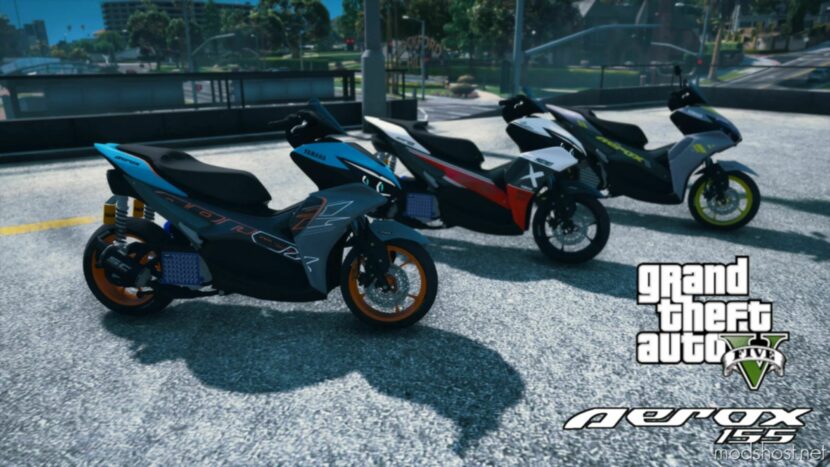 Yamaha Aerox 155 Connected 2023 [Add-On | Tuning | Template] for Grand Theft Auto V