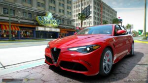 GTA 5 Alfa Romeo Vehicle Mod: 2017 Alfa Romeo Giulia Quadrifoglio Add-On | Template | Tuning V1.1 (Image #2)