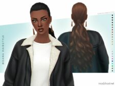 Moana Hairstyle for Sims 4