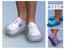 Clog Sandals [Male] for Sims 4