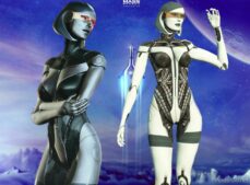 GTA 5 Player Mod: Mass Effect – EDI Add-On PED (Featured)