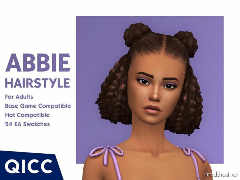Abbie Hair [Patreon] for Sims 4