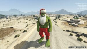 Santa Hulk Claus [Add-On PED] for Grand Theft Auto V
