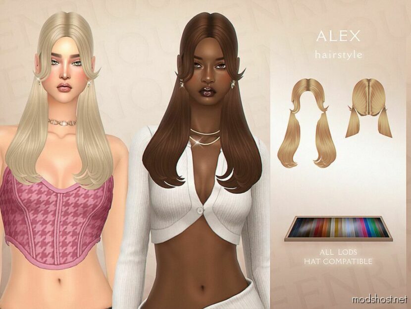 Alex Hairstyle for Sims 4