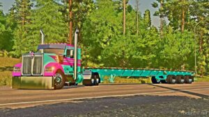 FS22 Trailer Mod: Lodeking 53′ Flatbed (Image #2)