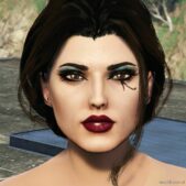 GTA 5 Player Mod: Cleopatra Eyeshadow SET For MP Female/Male (Image #4)