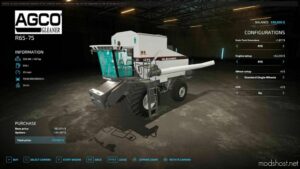 FS22 Combine Mod: Gleaner R Series R75/R65 V1.3 (Image #2)