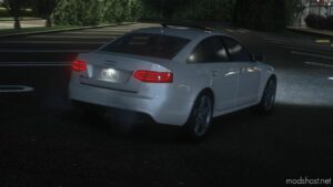 GTA 5 Audi Vehicle Mod: RS6 Sedan 2008 Add-On / Tuning / Fivem / Replace V1.1 (Image #3)