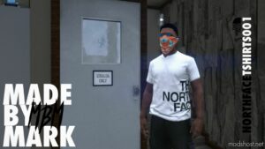 GTA 5 Player Mod: MBM – North Face Tshirt Pack (MP Male) 20 Textures (Image #5)