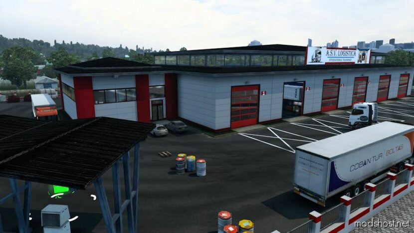 Skin BIG Garage ASV Logistica for Euro Truck Simulator 2