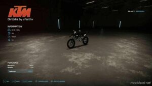 FS22 Vehicle Mod: KTM Dirtbike (Image #3)