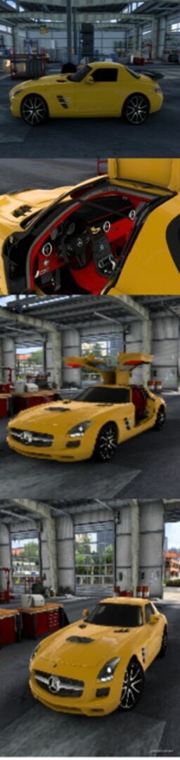 Mercedes-Benz SLS AMG 2011 Sport [1.48] for Euro Truck Simulator 2