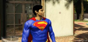 GTA 5 Player Mod: Superman V2 Deluxe Addon PED (Image #4)