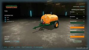 FS22 Trailer Mod: Landbauer T25 V1.1 (Image #3)