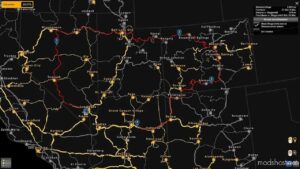 Full Screen Map Pack V2.2 [1.48] for American Truck Simulator